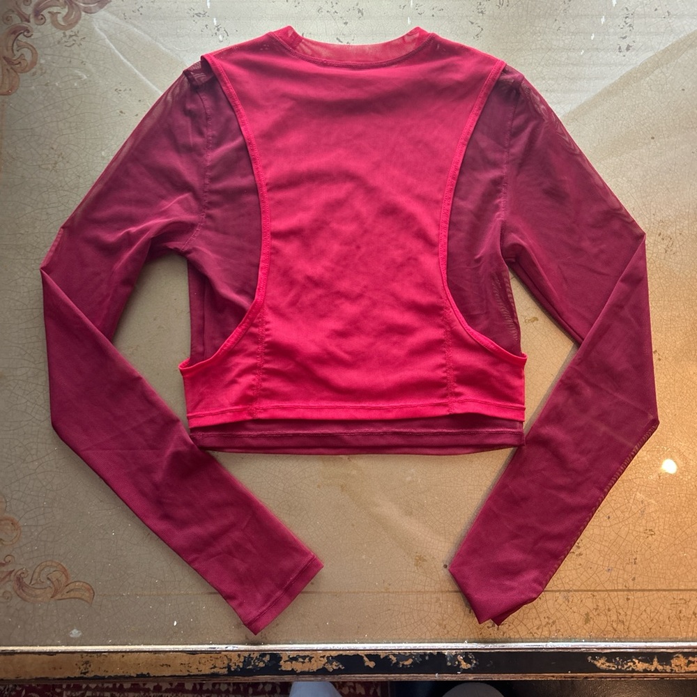 Jordan Red Crop Top Vibrant Style